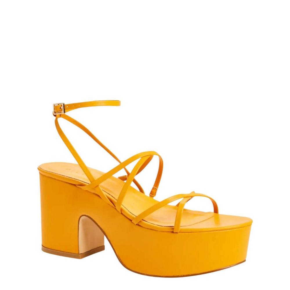 NEW BILLINI women's winslow platform sandal in mandarine